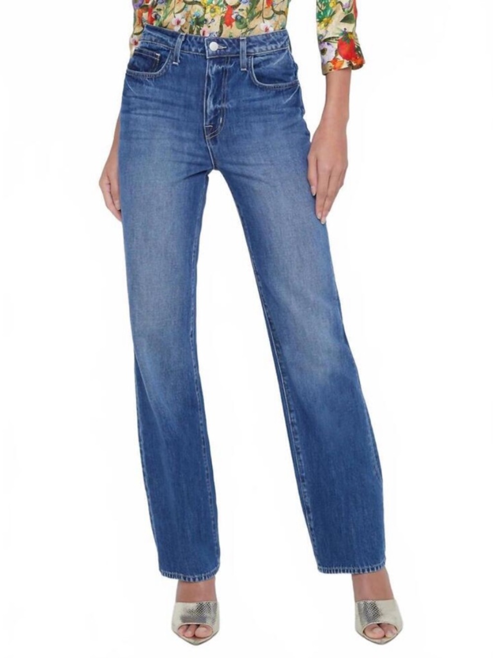 GREAT CONDITION L’AGENCE Jones Straight Leg Jeans Medium Blue (size 29)